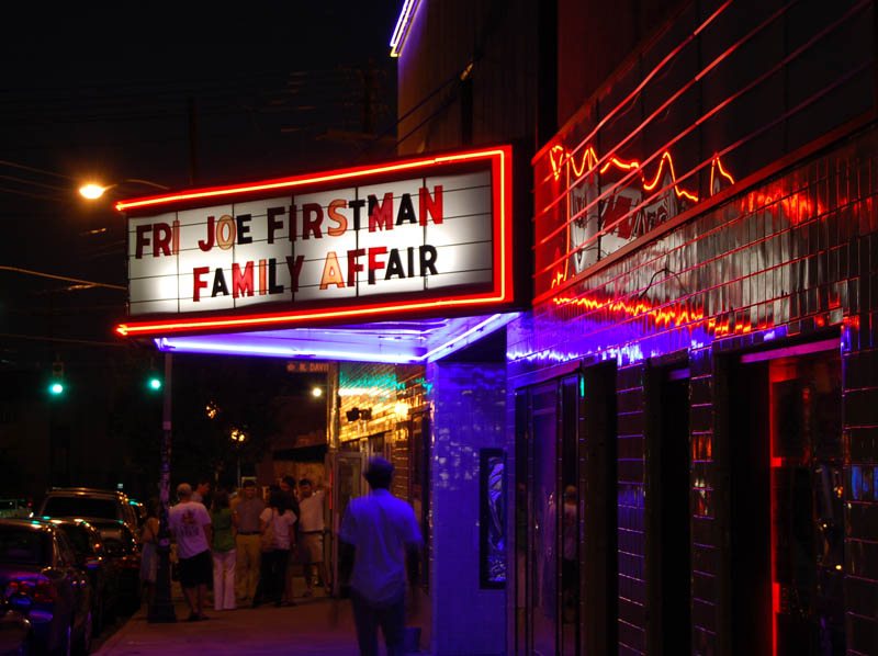 marquee at Neighborhood Theatre in NoDa